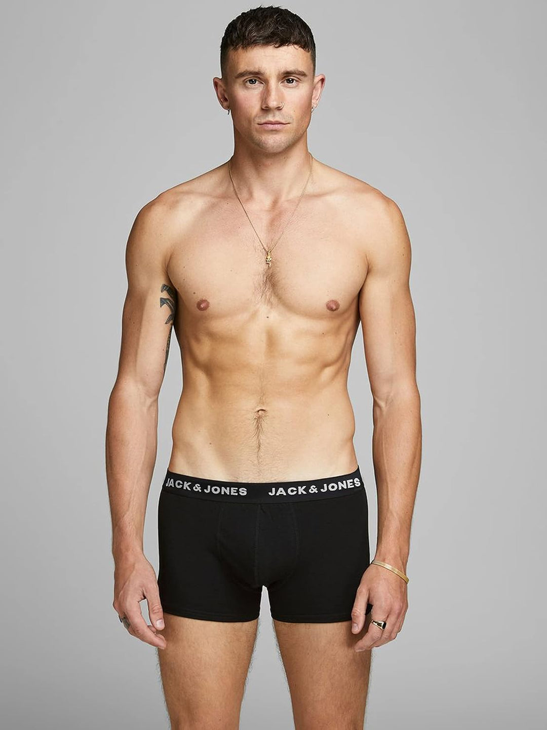JACK &amp; JONES JACHUEY Trunks 7 Pack NOOS XS 7x Schwarz (Logoprint: 3x Weiss, 2x Pink, 2x Blau), XS 7x