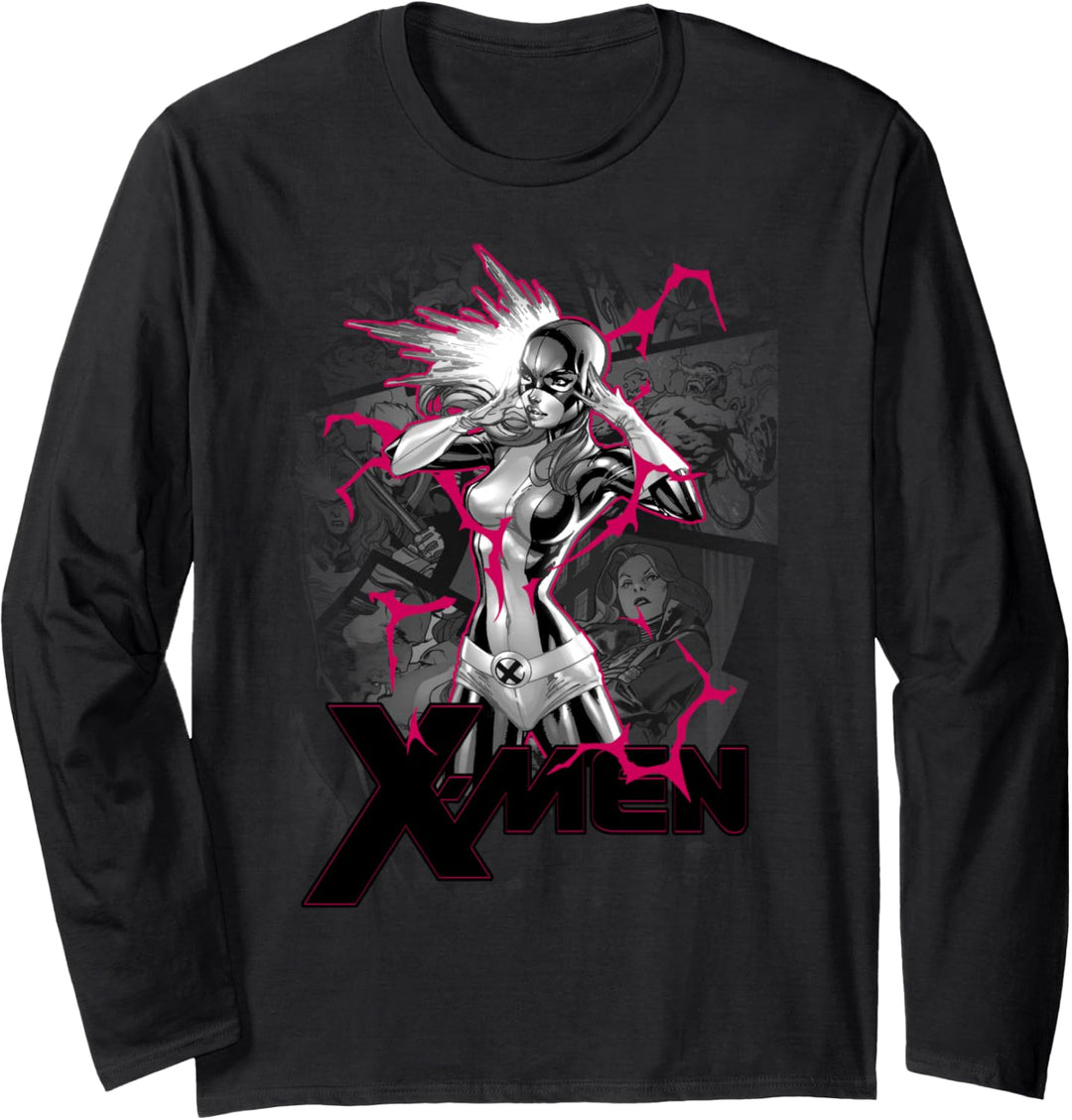 Marvel X-Men Jean Grey Mindful Psychic Power Langarmshirt