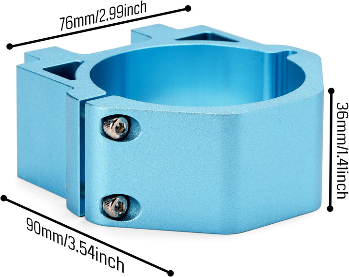 Aluminium CNC Spindelhalterung mit 65mm Durchmesser, Spindelhalterung für Genmitsu 3020 PRO MAX V2 &