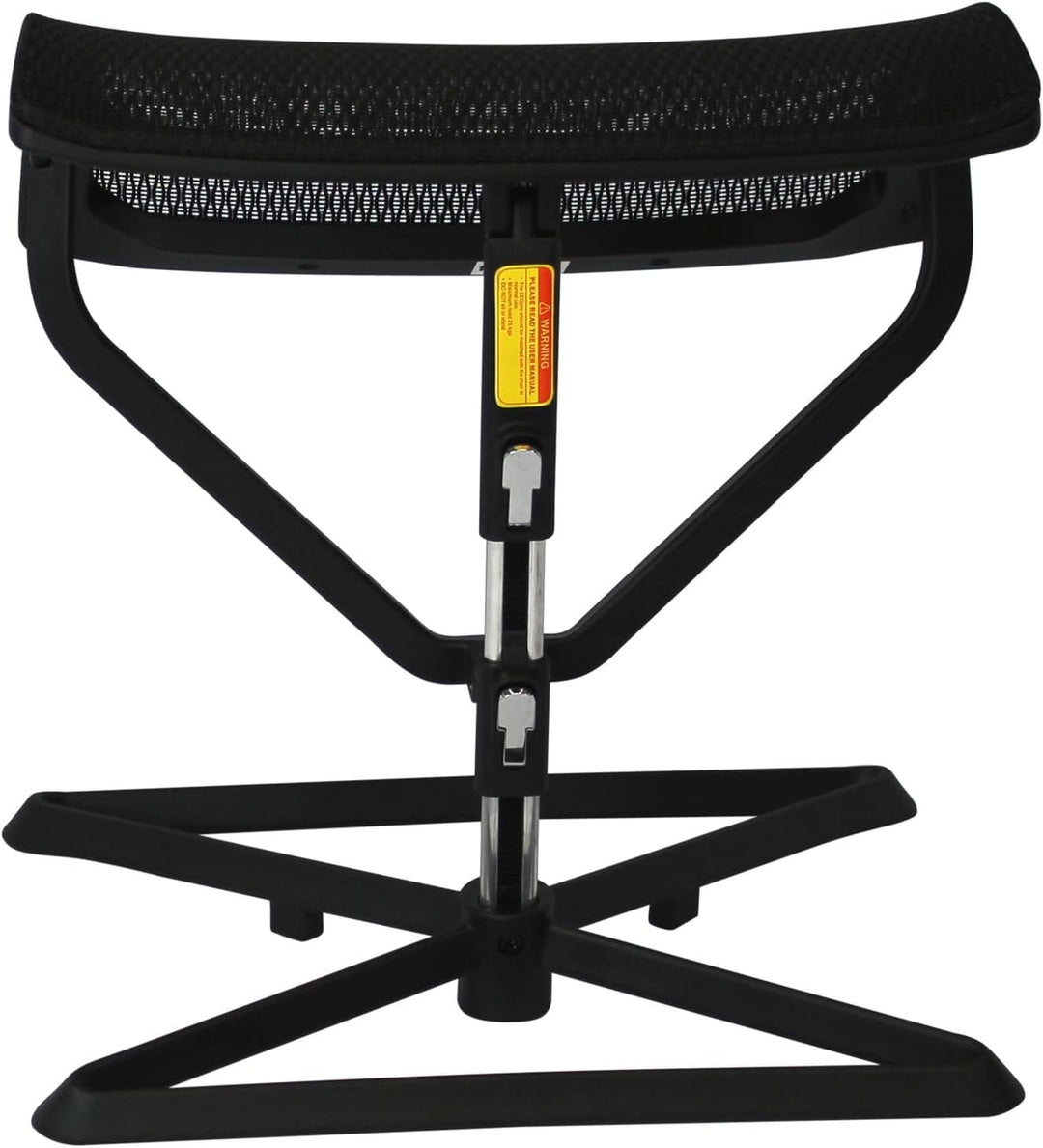 AMSTYLE Fussauflage LEGpro OTTOMANN Design Beinauflage Stoffbezug / Mesh für Büro Fussablage höhenve