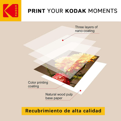 KODAK Premium Inkjet 200gsm A4 Hochglänzend Fotopapier DIN, 210MM*297MM,200 g/m², 50 Blatt, Fotokart