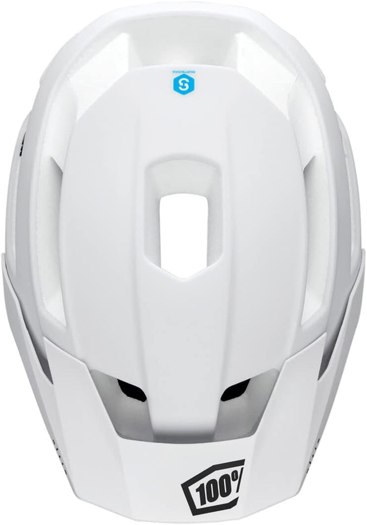 100% CASCOS Altis Helmet Cpsc/Ce White-S/M Helme, Weiss, Estándar