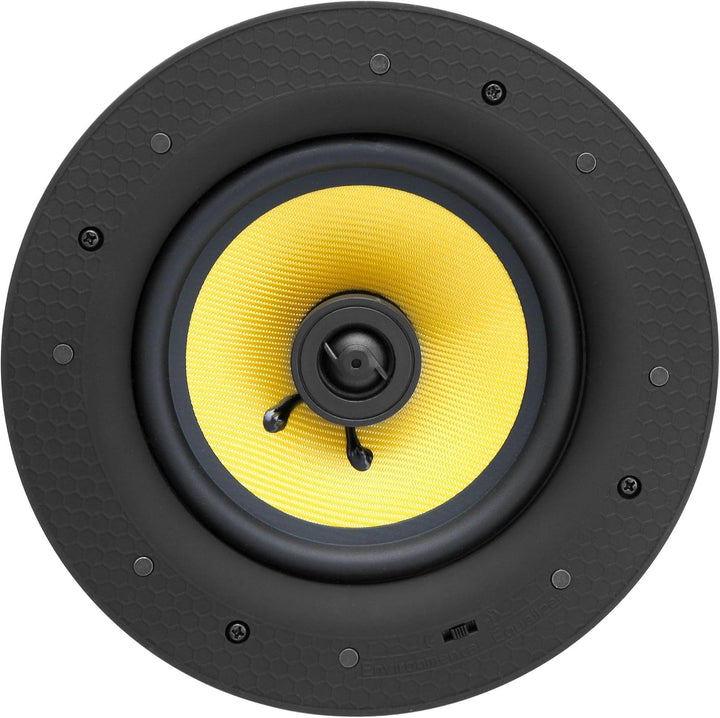 Pronomic CLS-660 WH High-End Gewebe Einbaulautsprecher (2-Wege Decken-Lautsprecher Box, 6,5"/165 mm