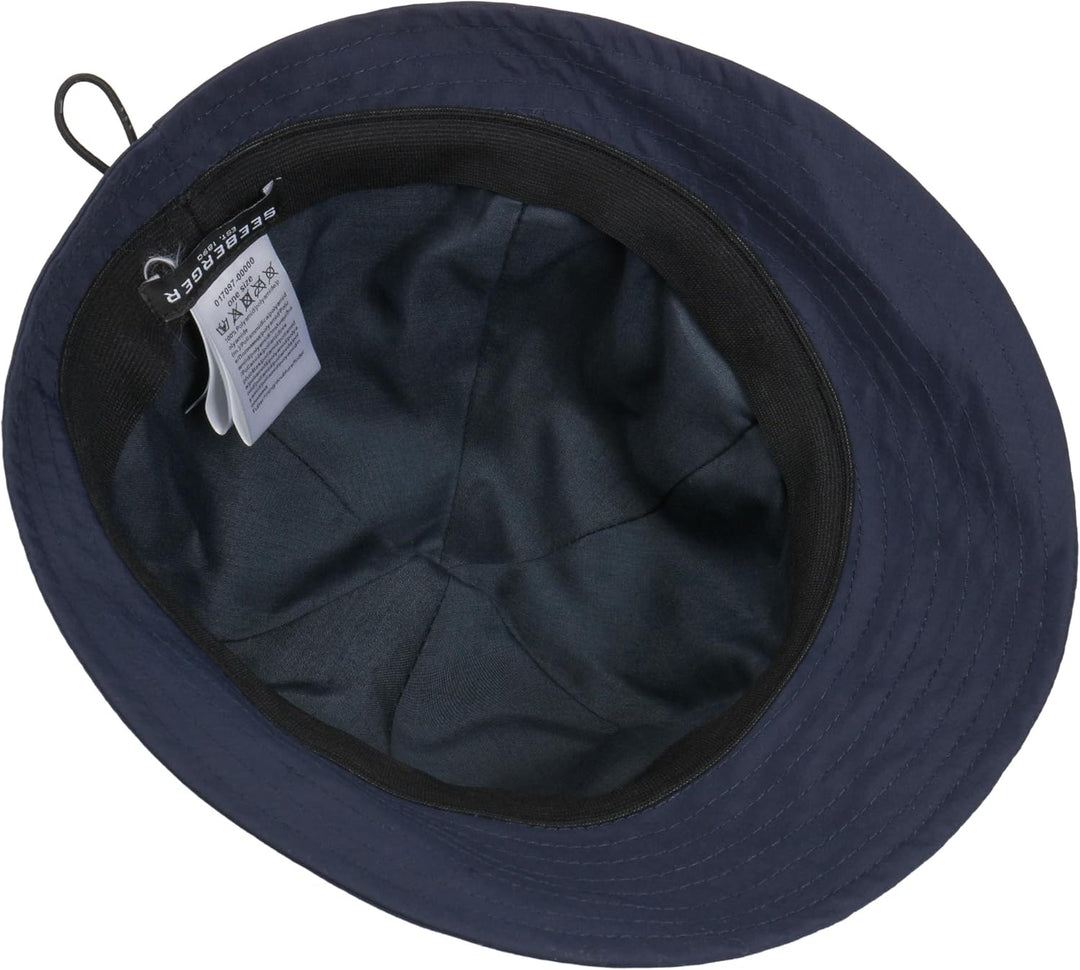 Seeberger Uni Anti-Rain Glockenhut Hut Damenhut Stoffhut Regenhut Outdoorhut Mit Futter 53-56 Dunkel