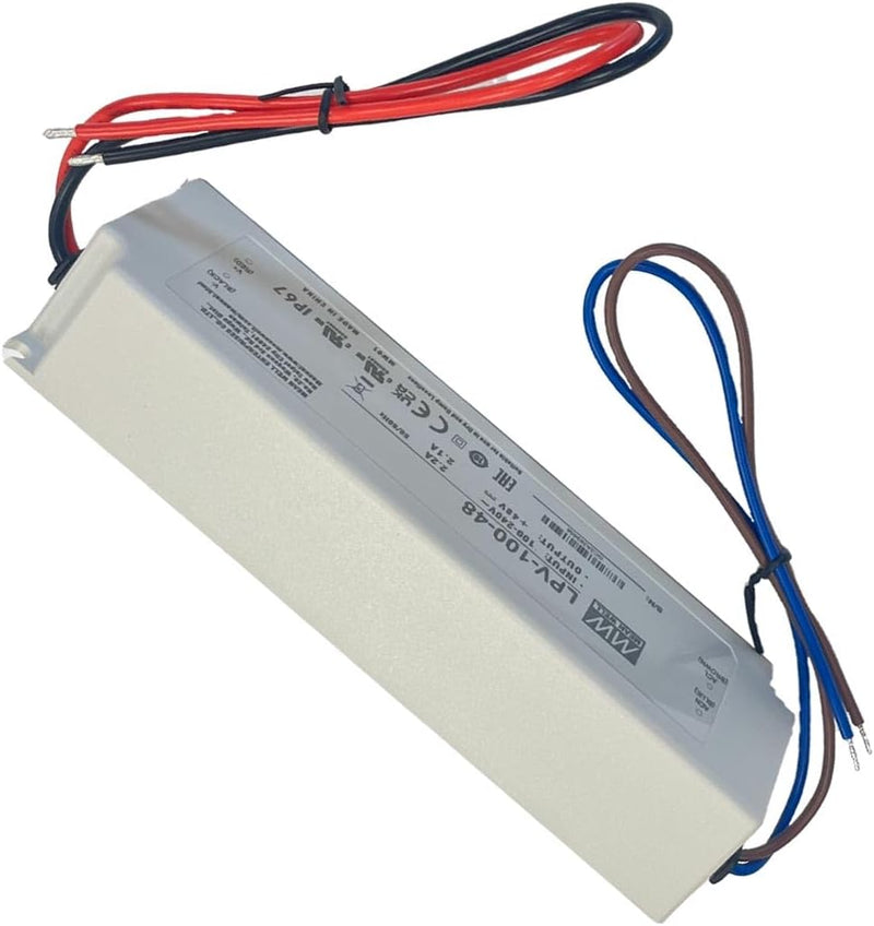 MeanWell, LPV-100-48, LED-Schaltnetzteil, 100 W, 12 V, 2,5 A LPV-100-48 Single, LPV-100-48 Single