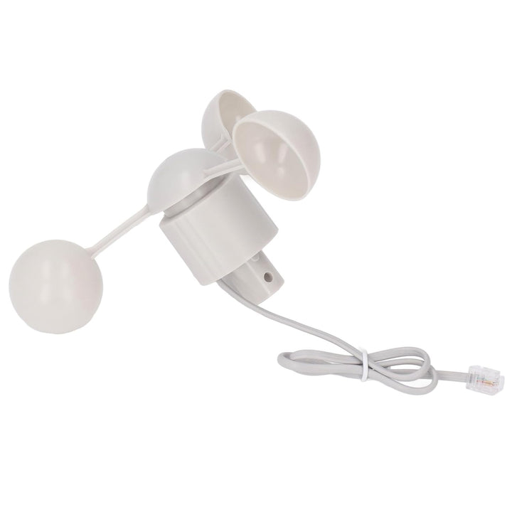 3-Tassen-Anemometer-Cup-Windgeschwindigkeitssensor, RJ11-Anschluss, Windrichtungsanzeige für Wetterm