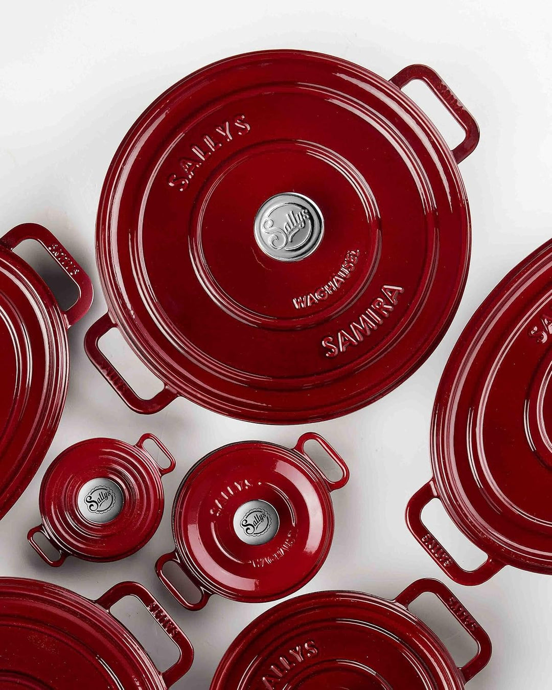 Sallys 'Samira' Deluxe Gusseisentopf - Robustes und Hochwertiges Kochjuwel für Perfektes Garen - für