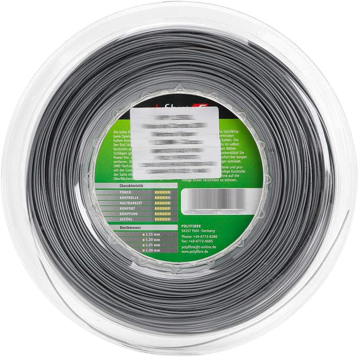 Polyfibre Saitenset Viper 200 m Grau, 200 m Grau