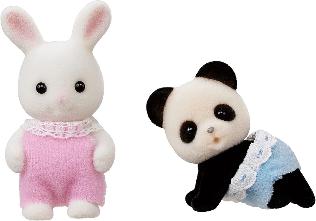 Sylvanian Families 5709 Baby's Toy Box -Snow Rabbit & Panda Babies-