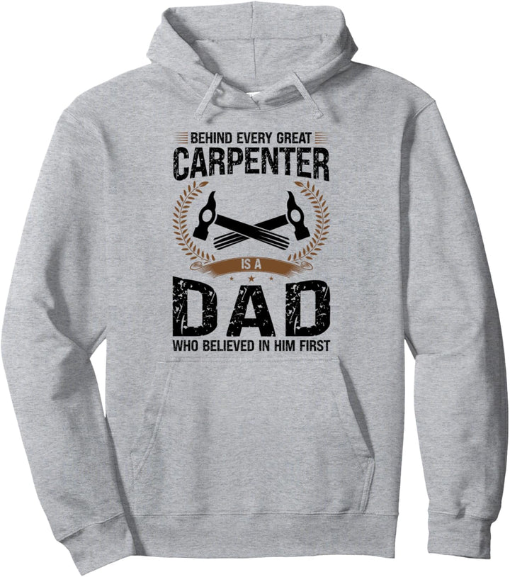 Hinter jedem Zimmermann steckt ein Papa Zimmermanns-Papa Pullover Hoodie