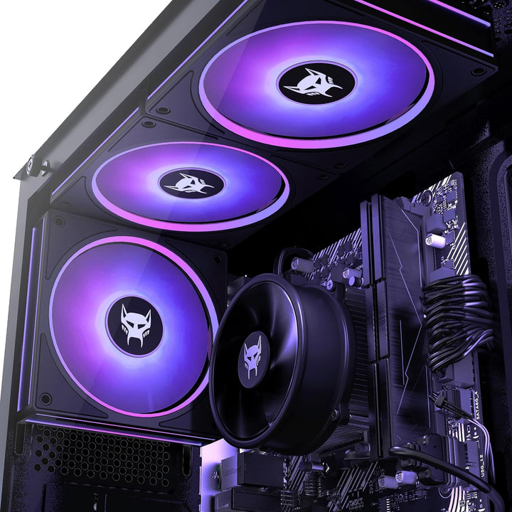 BEASTCOM Q3 Essential Gaming PC, AMD Ryzen AI 6X 5,00GHz 12 Threads, 4K Radeon 760M 8 Kern Grafik, 1
