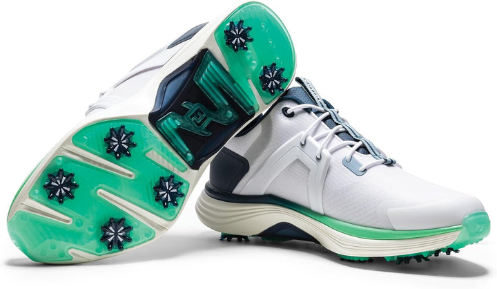 Footjoy Herren Hyperflex Golfschuhe 39 EU Weiss Peacoat Aquamarin, 39 EU Weiß Peacoat Aquamarin
