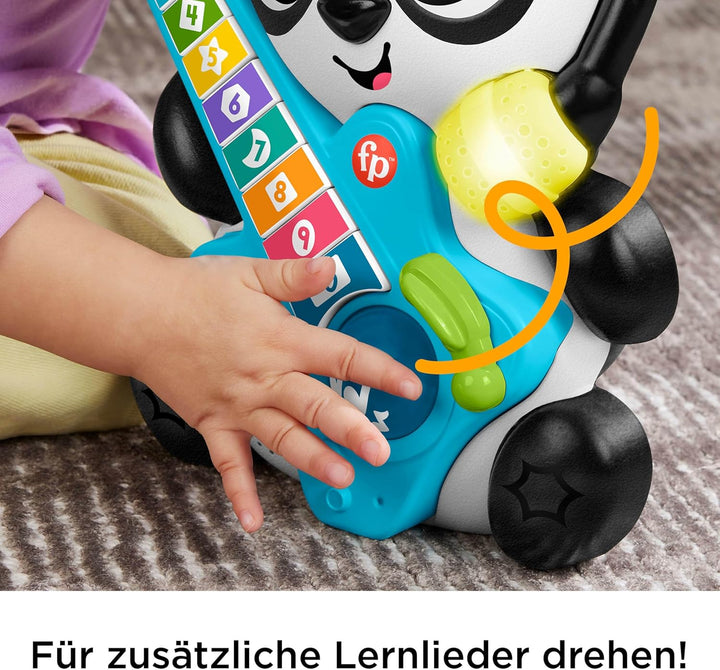 Fisher-Price Lernspielzeug für Babys und Kleinkinder, Beat Bande Zahlen & Zauber Panda Liz mit inter