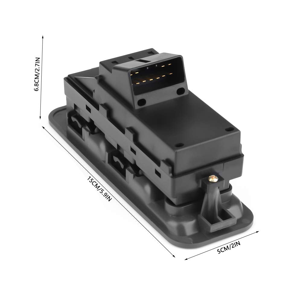 EVGATSAUTO ABS Kunststoff links fahrerseitig Power Master Fensterschalter für Daihatsu Terios Sirion