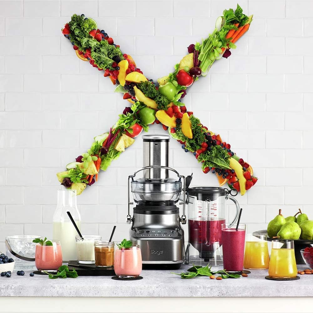 Sage - The 3X Bluicer - 2-in-1 Mixer & Entsafter für Smoothies, Säfte, Frappes, Slushies & Cocktails