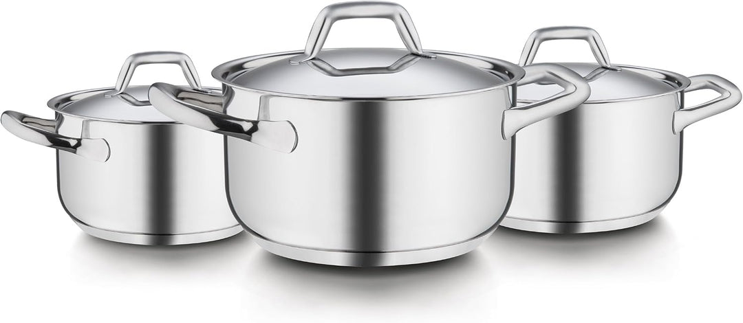 Barazzoni Chef Line Stielkasserolle Zwei Griffen cm 20 Stahl, cm 20