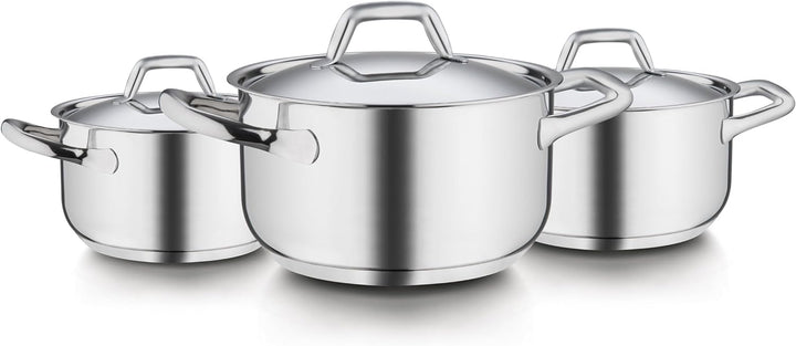 Barazzoni Chef Line Stielkasserolle Zwei Griffen cm 20 Stahl, cm 20