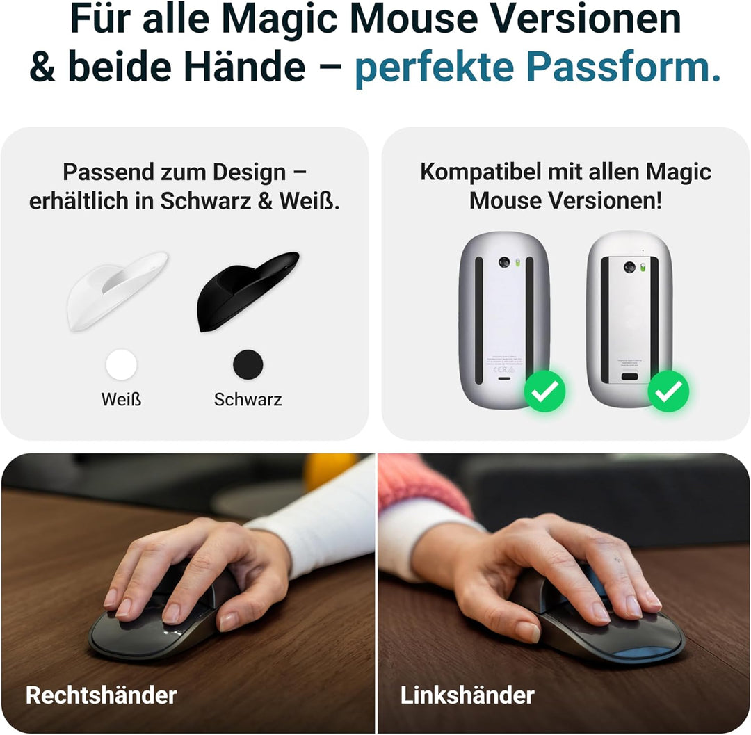 Magic Mouse Case für verbesserte Handhaltung | Das Magic Mouse Upgrade | Eine kompakte Hülle für die