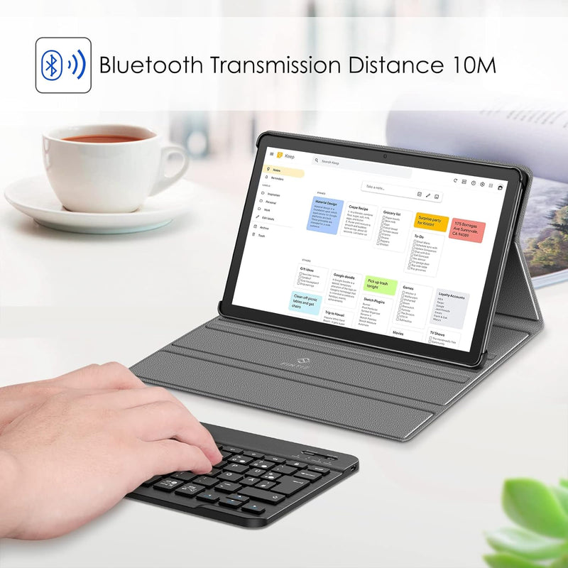 Fintie Tastatur Hülle für Lenovo Tab M10 (3. Gen) Tablet 10,1" TB328 2022, Slim Schutzhülle mit magn