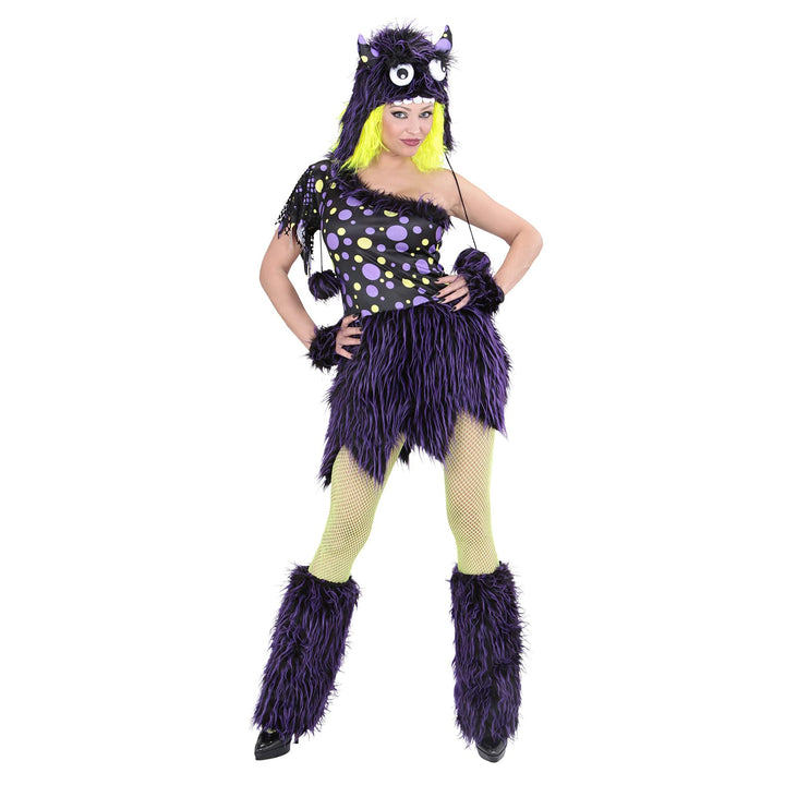 W WIDMANN MILANO Party Fashion - Kostüm Monster Girl, Kleid mit Zubehör, Verkleidung Karneval, Hallo