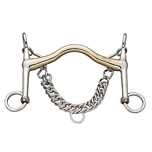 Sprenger Bemelmans Reitkandare 14 mm Sensogan mit Kette 7cm 12.5, 12.5