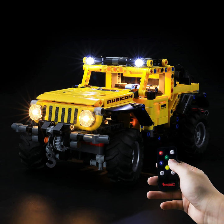 BRIKSMAX Led Beleuchtungsset für Lego Technic Jeep Wrangler - Compatible with Lego 42122 Bausteinen