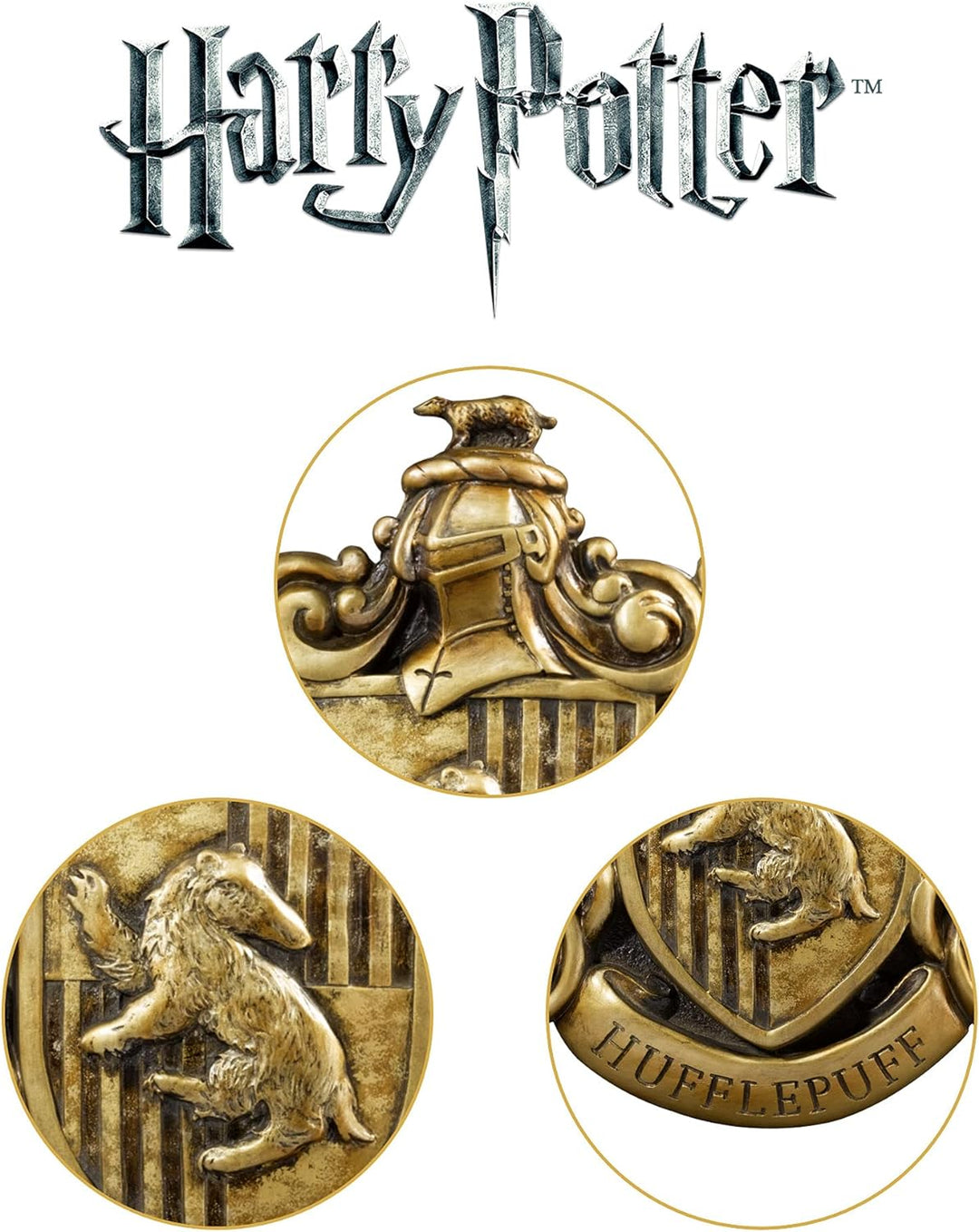 The Noble Collection Huffelpuff Crest Wandkunst