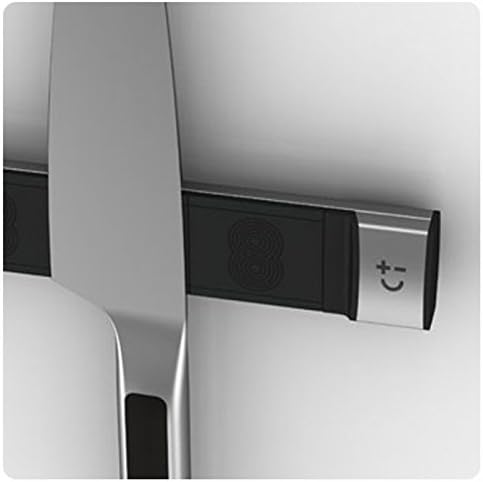Messer Magnetleiste Magnet Messerhalter Messerleiste - Premium Softtouch aus Aluminium - 345 mm - Ge