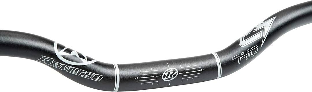 Reverse E-Element Ergo Fahrrad Lenker 25.4mm schwarz/grau 25.4mm 40mm Rise 740mm, 25.4mm 40mm Rise 7