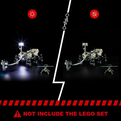 BRIKSMAX 42158 Led Licht für Lego NASA Mars-Rover Perserverance - Compatible with Lego Technic Baust