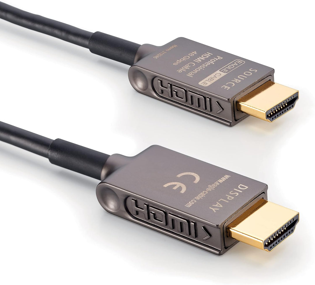 Eagle Cable by INAKUSTIK – 313245050 - Deluxe Ultra High Speed HDMI 2.1 Kabel | 50m | 48 Gbps | Lich