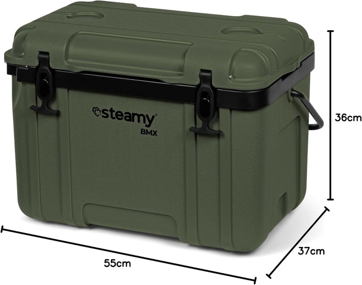 Steamy Outdoor BMX 26 Kühlbox 55 x 36 x 37 cm (l x b x h) Green, 55 x 36 x 37 cm (l x b x h) Green