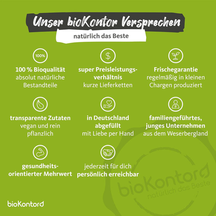 bioKontor – Bio Mandelöl 250ml – Mandelöl nativ kaltgepresst – 100% naturreines Mandel Öl in Rohkost