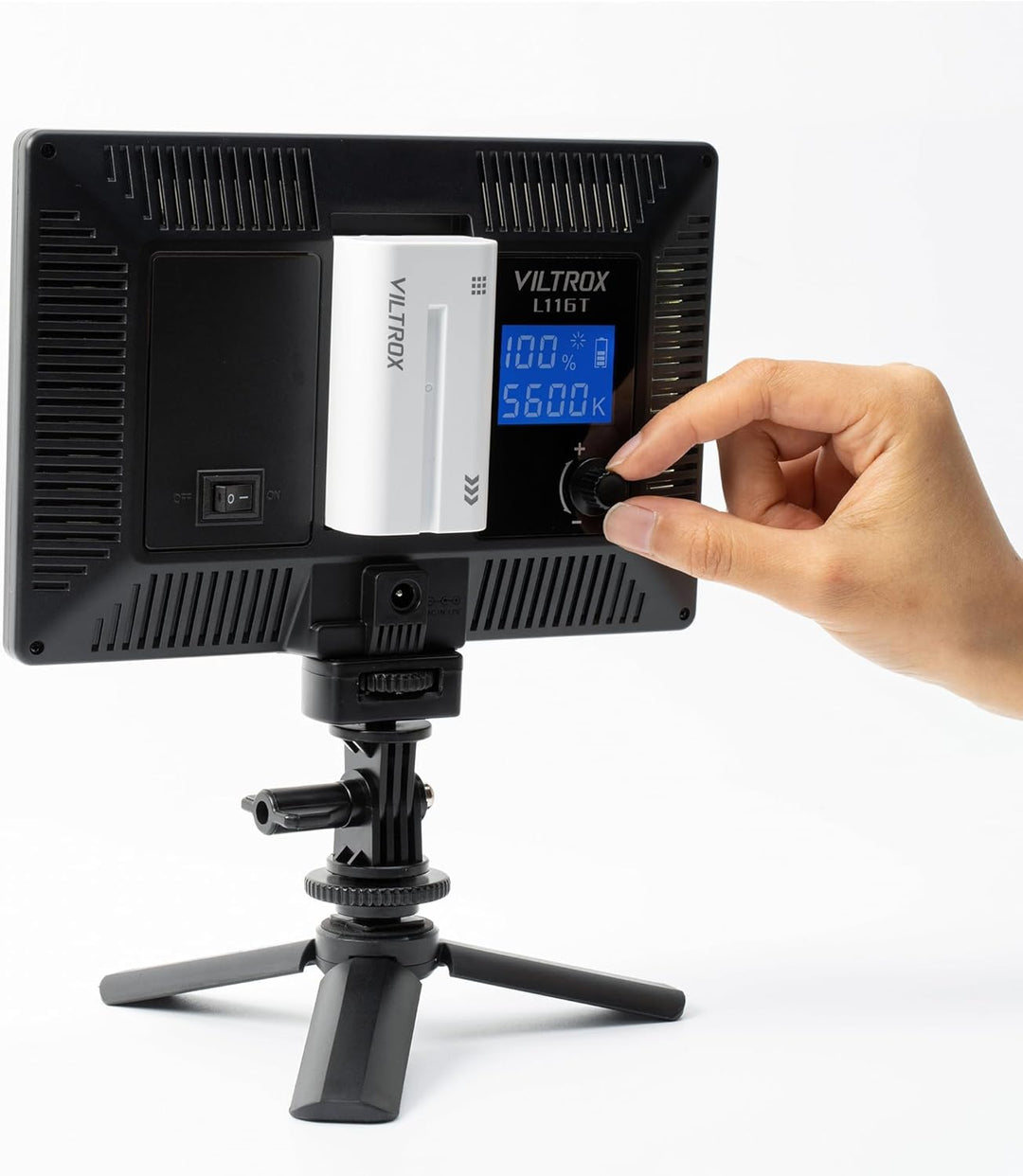VILTROX L116T 5600K / 3300K LED Licht Panel Dimmbare Video Licht Kit für DSLR Kamera ( ohne Akku)