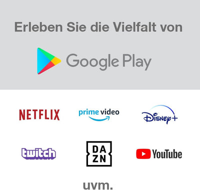 JVC LT-43VA3355 43 Zoll Fernseher/Android Smart TV (4K Ultra HD, HDR Dolby Vision, Triple-Tuner, Blu