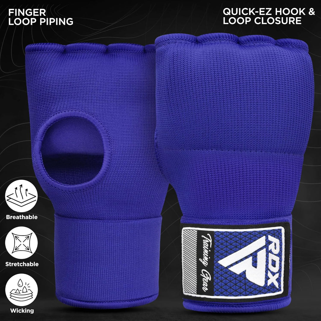 RDX Gel Innenhandschuhe Boxen MMA Muay Thai Training, Elastisch Boxbandagen 100cm Lang Handgelenkban