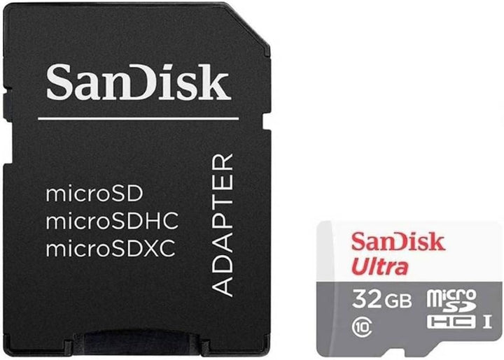 SanDisk Ultra microSDHC 32GB + SD Adapter 100MB/s Class 10 UHS-I