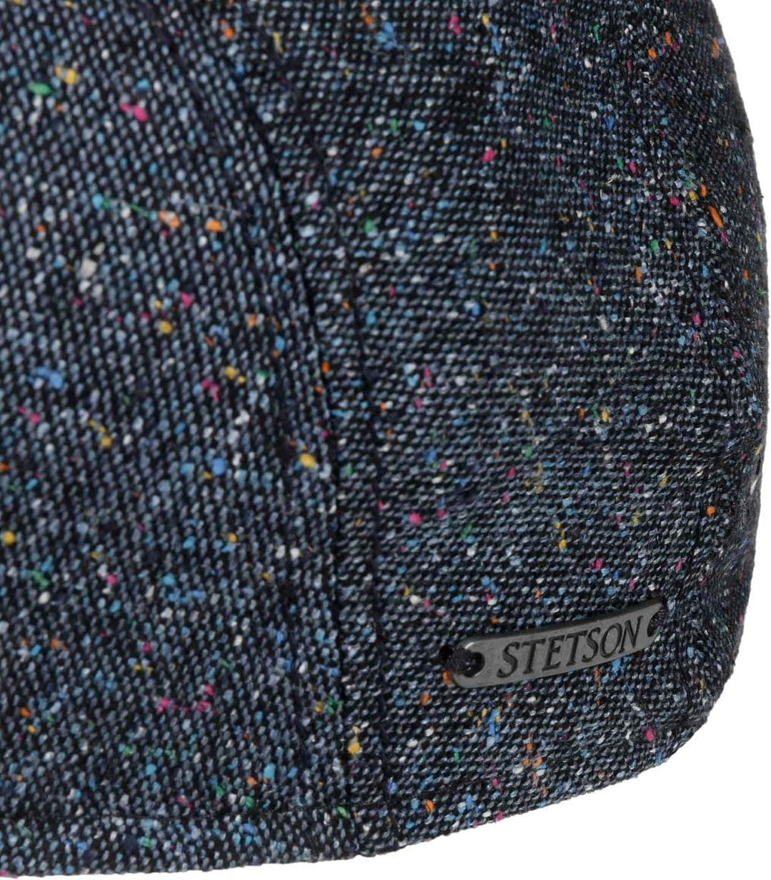 Stetson Donegal Colour Spots Flatcap - Zeitlose Schirmmütze - Klassische Form - Cap in Seiden-Wollmi
