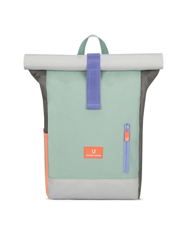 Johnny Urban Rucksack Kinder Jungen & Mädchen Mint - Junior Aaron - Kinderrucksack mit Brustgurt - A