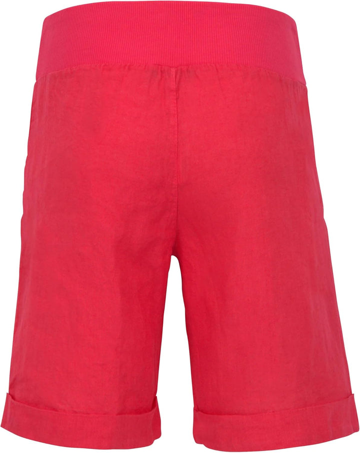 Malito Damen Bermuda aus Leinen | Shorts für den Strand | lässige Kurze Hose | Pants - Hotpants 8024