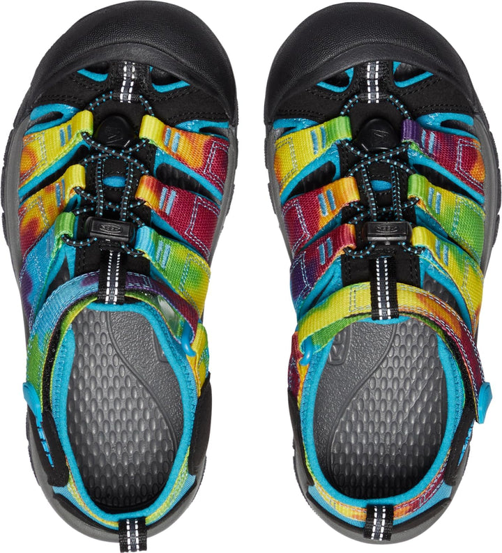KEEN Unisex Kinder Newport H2-Baby Sandalen 19 EU Rainbow Tie Dye, 19 EU Rainbow Tie Dye