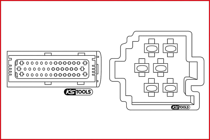 KS Tools 154.0015 Universal Kabel-Entriegelungswerkzeug-Satz, 3-teilig
