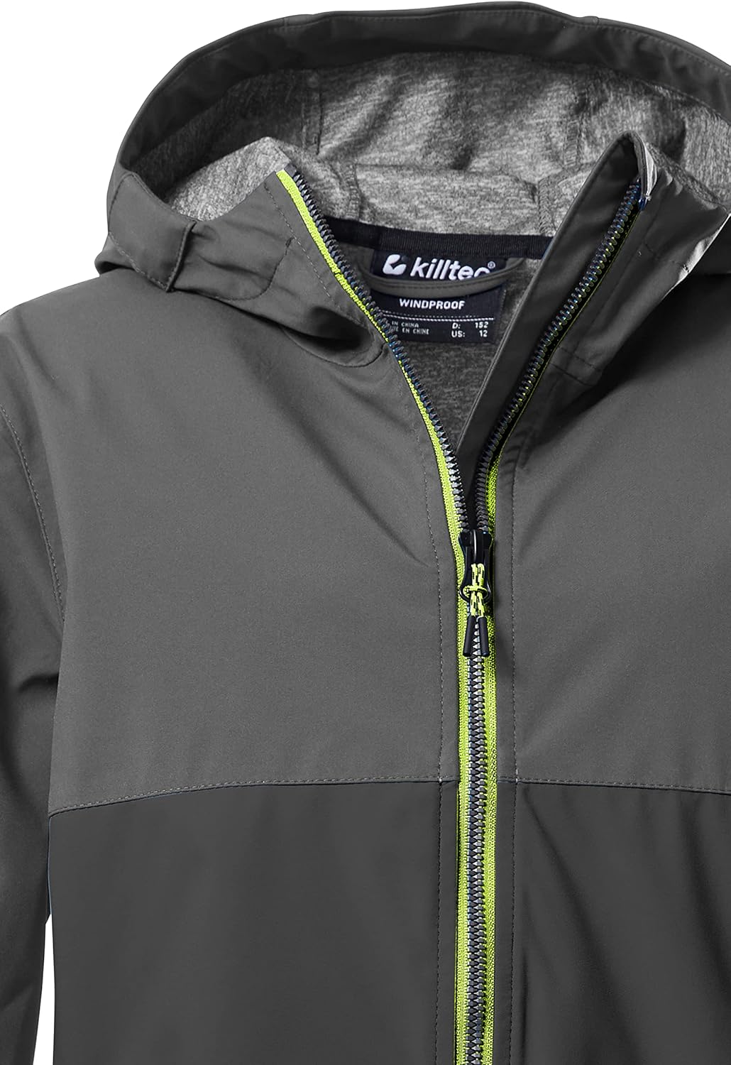 Killtec Jungen Kos 219 Bys Sftshll Jckt Softshelljacke/Outdoorjacke mit Kapuze 140 anthrazit, 140 an