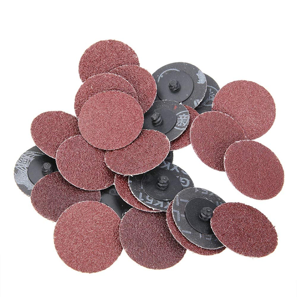Roloc-Schnellwechselscheiben, 25 Stück, 5,1 cm Roloc-Scheiben, Roll-Top-Verschluss, Schruppscheiben,