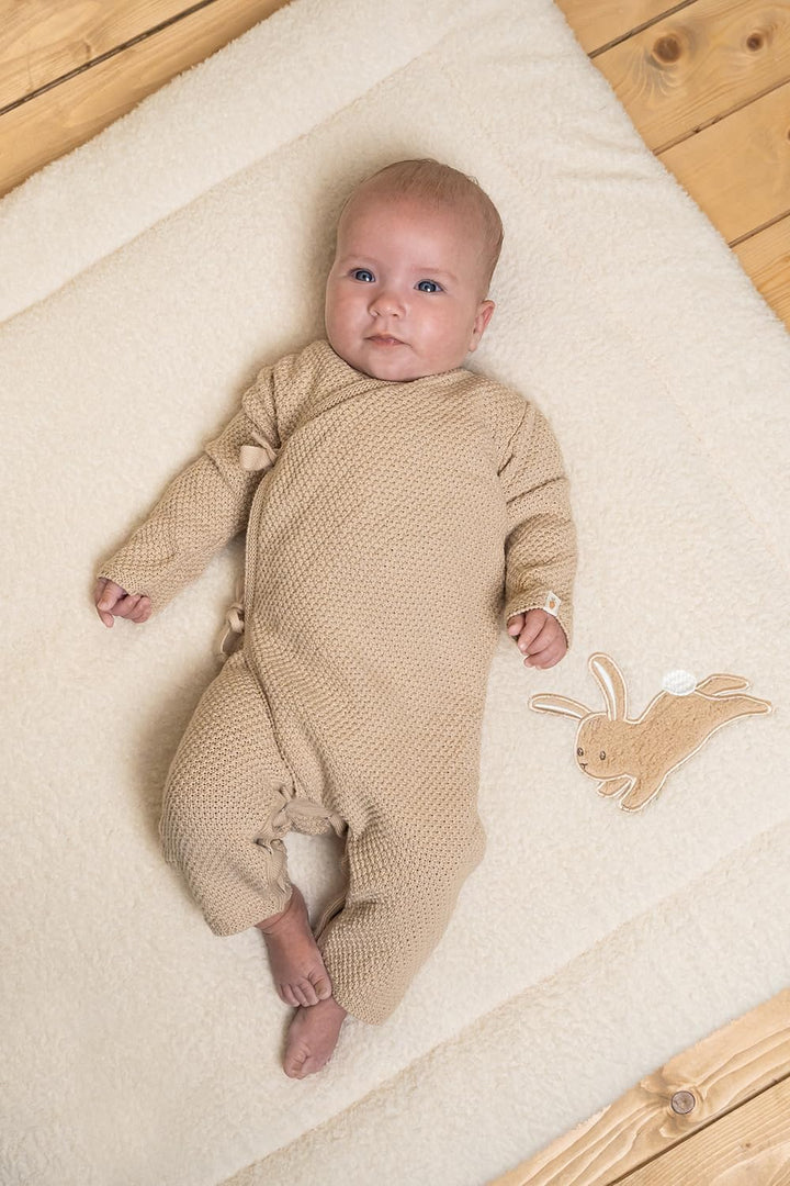 Little Dutch 8857 Laufgittereinlage Krabbeldecke Hase beige - Baby Bunny - Newborn Naturals (80x100