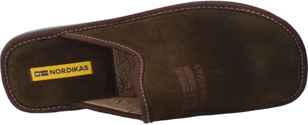 Nordikas Hausschuhe Herren, Farbe Grün, Marke, Modell Hausschuhe Herren TOP LINE Afelpado Grün