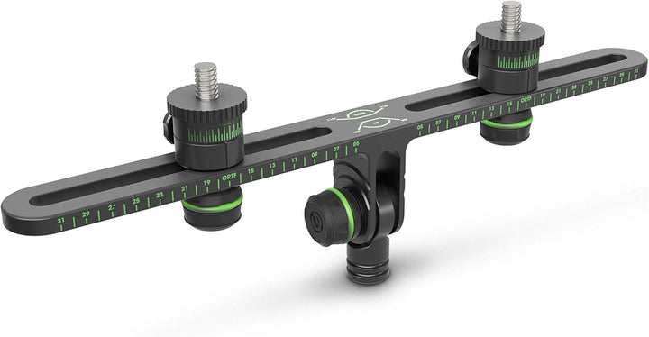 Gravity Stereo-Mikrofonschiene MS STB 01 PRO für 2 Mikrofone, stufenlose Einstellung, GMSSTB01PRO, s