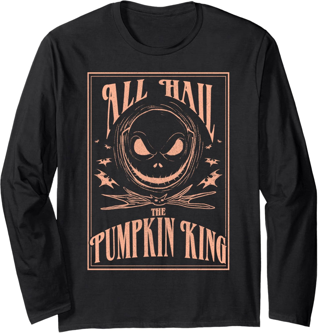 Disney The Nightmare Before Christmas Hail The Pumpkin King Langarmshirt