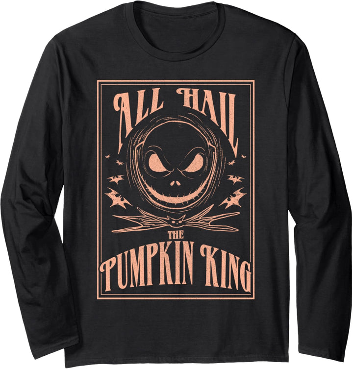 Disney The Nightmare Before Christmas Hail The Pumpkin King Langarmshirt