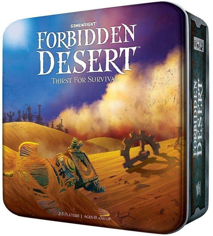 Gamewright , Forbidden Desert Game , Board Game , Ages 10+ , 2-5 Players , 45 Minutes Playing Time V